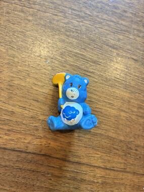 1983 Care Bears Grumpy Bear PVC 2" Miniature Kenner Vintage Figure